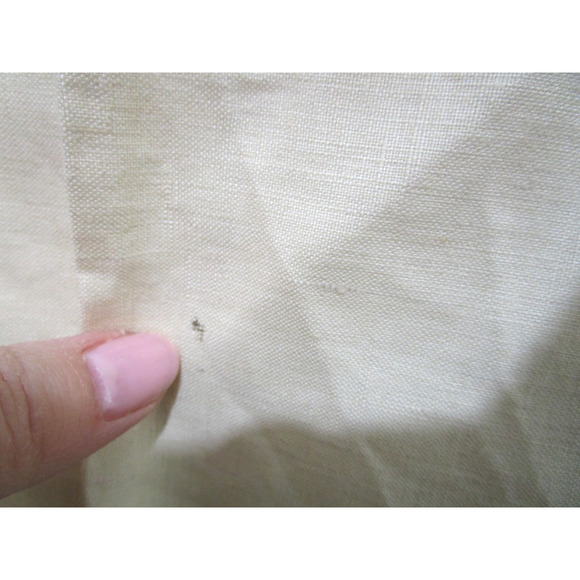 VTG George B Tan Hand Embroidered Playing Card Table Cloth Cover 33" x 33" - Picture 12 of 14